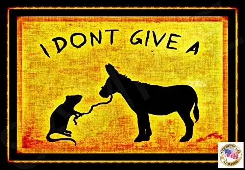 I Don't GIVE A.! Made in USA! All Weather Metal Funny Man Cave Sign Office Decor Bar Garage Humor
I Don't GIVE A.! Made in USA! All Weather Metal Funny Man Cave Sign Office Decor Bar Garage Humor