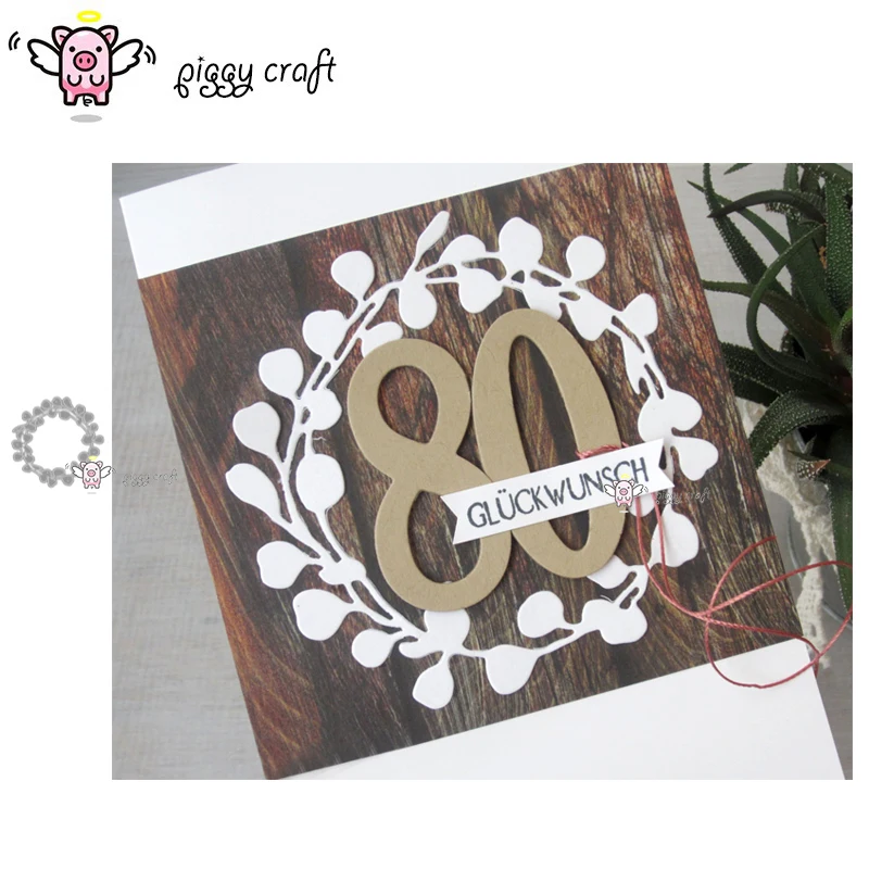 Piggy Craft metal cutting dies cut die mold Fruit leaf ring wreath Scrapbook paper craft knife mould blade punch stencils dies
Piggy Craft metal cutting dies cut die mold Fruit leaf ring wreath Scrapbook paper craft knife mould blade punch stencils dies