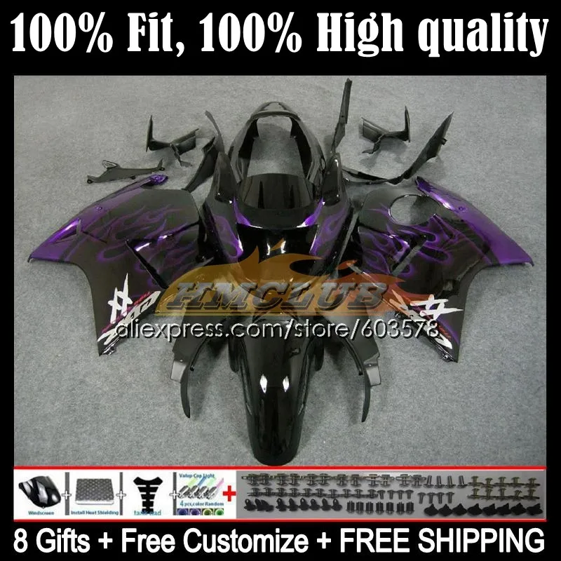 Blackbird For HONDA CBR1100XX 02 03 04 05 06 07 29CL.75 CBR1100 CBR 1100 XX 1996 1997 1998 1999 2000 2001 Fairings Purple flames
Blackbird For HONDA CBR1100XX 02 03 04 05 06 07 29CL.75 CBR1100 CBR 1100 XX 1996 1997 1998 1999 2000 2001 Fairings Purple flames