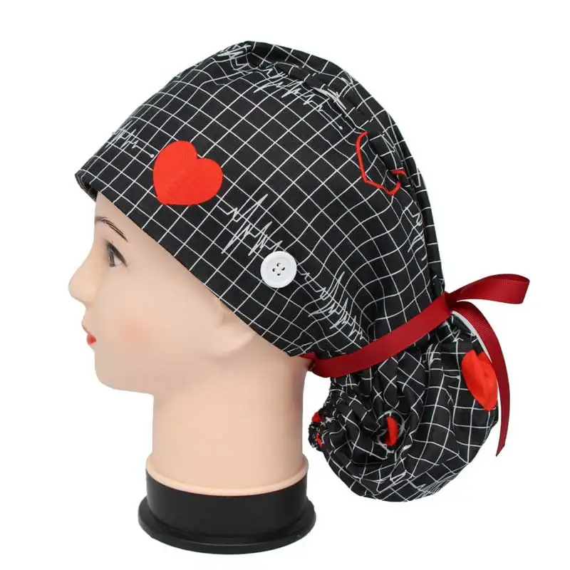 Nurse Hat Lovely Heart Animals Print Bouffant Turban Cap Working Hats Unisex Tie Back Hats Hair Covers Bonnet Cap Chapeau Femme
Nurse Hat Lovely Heart Animals Print Bouffant Turban Cap Working Hats Unisex Tie Back Hats Hair Covers Bonnet Cap Chapeau Femme