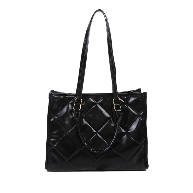 2020 New Trendy Women's Large Designer quilted Handbag Korean Fashion Shoulder Tote Bag Portable Plaid Bag Brown Messenger Bag
2020 New Trendy Women's Large Designer quilted Handbag Korean Fashion Shoulder Tote Bag Portable Plaid Bag Brown Messenger Bag