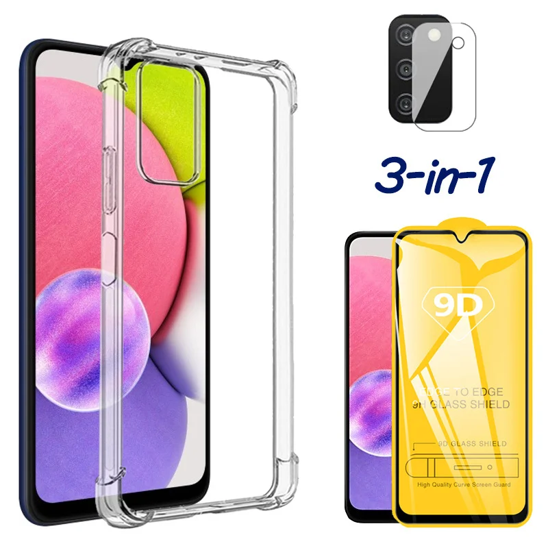 Cases for Samsung a03s cover + Glass Samsung Galaxy a03s A02 a02s a 03 S Samsung A30s case + protective glass gaxlxy a 03 s
Cases for Samsung a03s cover + Glass Samsung Galaxy a03s A02 a02s a 03 S Samsung A30s case + protective glass gaxlxy a 03 s