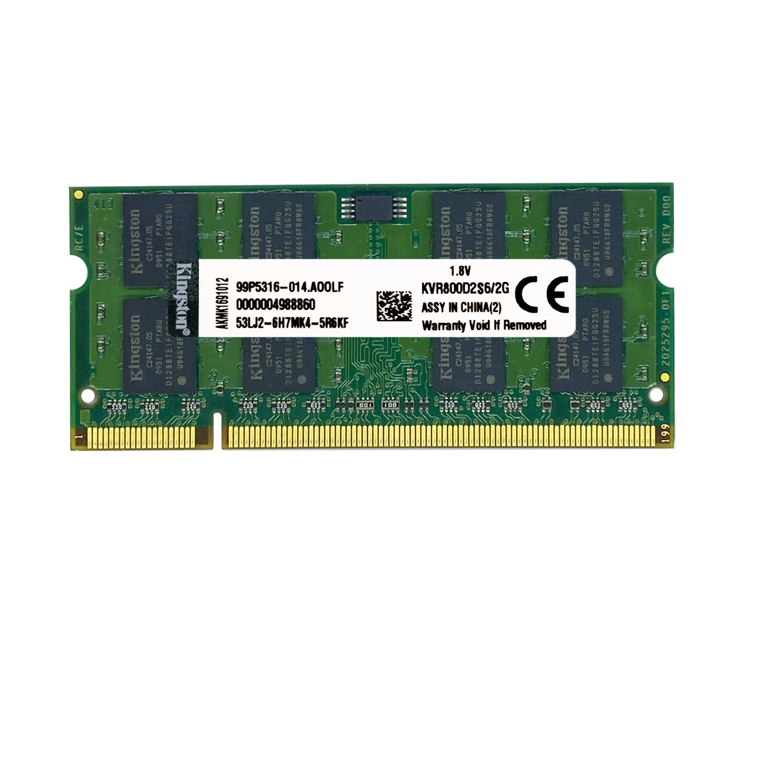 Оперативная память ddr2 800 МГц 200 контактов 1 8 в без коррекции ошибок | Компьютеры и