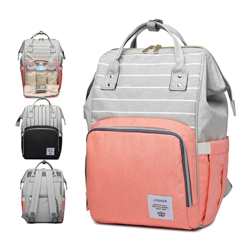 Fashion Mummy Striped Maternity Nappy Bag Large Capacity Baby Bag Bolsa Maternidade Designer Nursing Bag For Mother Baby Diaper
Fashion Mummy Striped Maternity Nappy Bag Large Capacity Baby Bag Bolsa Maternidade Designer Nursing Bag For Mother Baby Diaper