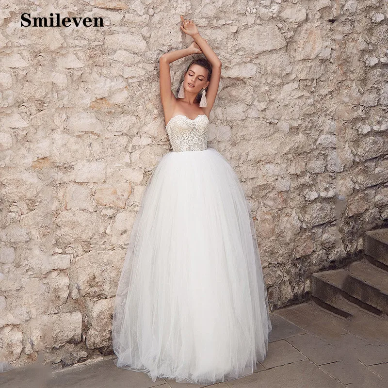 Свадебное платье Smileven в стиле бохо, женское платье с вырезом сердечком, свадебные платья
Свадебное платье Smileven в стиле бохо, женское платье с вырезом сердечком, свадебные платья