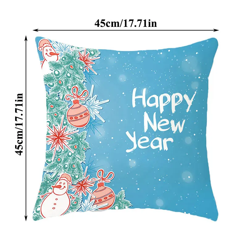 1Pcs Christmas Tree Deer Santa Claus Alphabet Pattern 45*45cm Polyester Cushion Cover Decorative Sofa Home Car Pillowcover
1Pcs Christmas Tree Deer Santa Claus Alphabet Pattern 45*45cm Polyester Cushion Cover Decorative Sofa Home Car Pillowcover