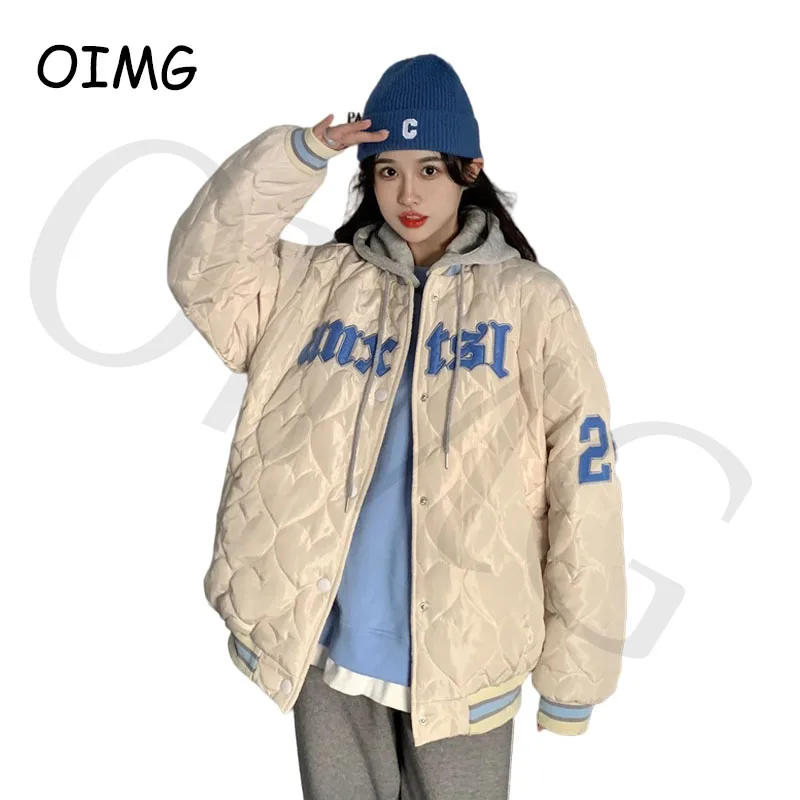 American Vintage Women Baseball Uniform Jacket Coat 2022 Winter New Female Fake Two Love Embroidery Cotton Clothes Hat Removable
American Vintage Women Baseball Uniform Jacket Coat 2022 Winter New Female Fake Two Love Embroidery Cotton Clothes Hat Removable