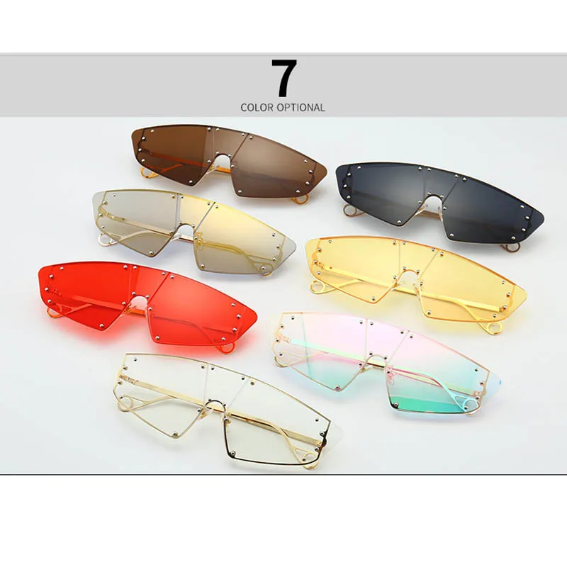 New Luxury Brand Designer Rimless Oversized Cat Eye Sunglasses Women Gradient Lens Vintage Sun Glasses For Female UV400
New Luxury Brand Designer Rimless Oversized Cat Eye Sunglasses Women Gradient Lens Vintage Sun Glasses For Female UV400