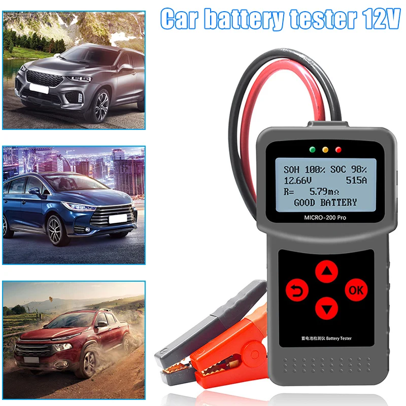 Hot 12V Car Battery Testers Diagnostic Tool Portable for Auto Vehicle Automotive D6
Hot 12V Car Battery Testers Diagnostic Tool Portable for Auto Vehicle Automotive D6