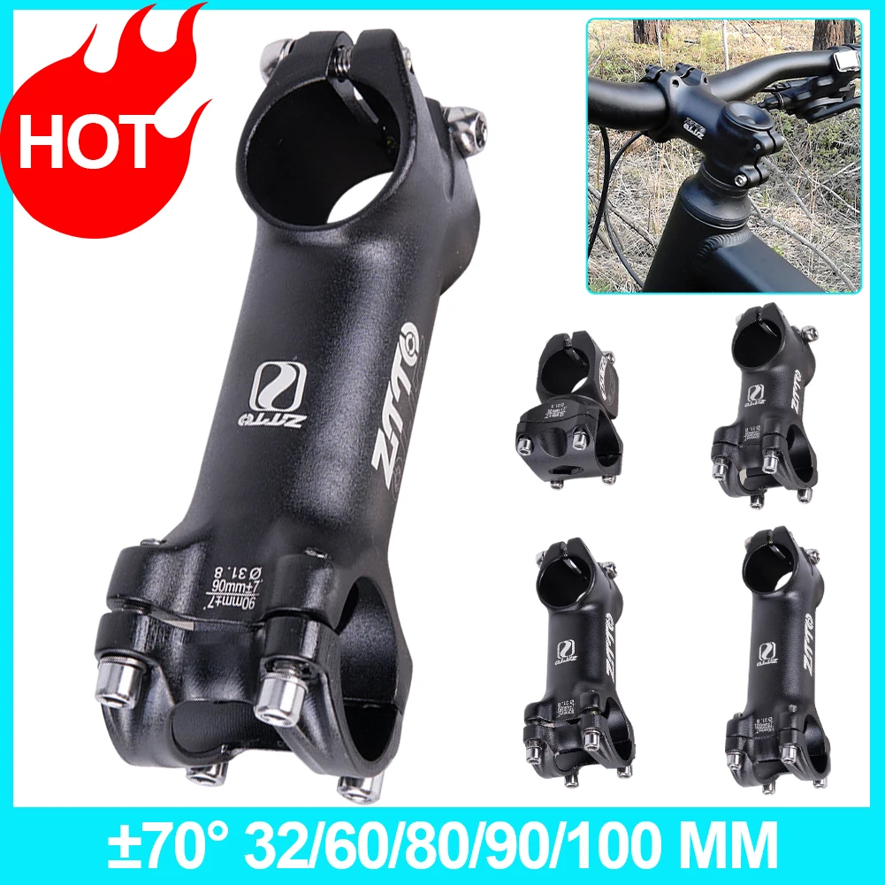 32 60 80 90 100mm High-Strength Lightweight 31.8mm Stem 5MM Spacer stem fork for XC AM MTB Mountain Road Bike Bicycle part
32 60 80 90 100mm High-Strength Lightweight 31.8mm Stem 5MM Spacer stem fork for XC AM MTB Mountain Road Bike Bicycle part