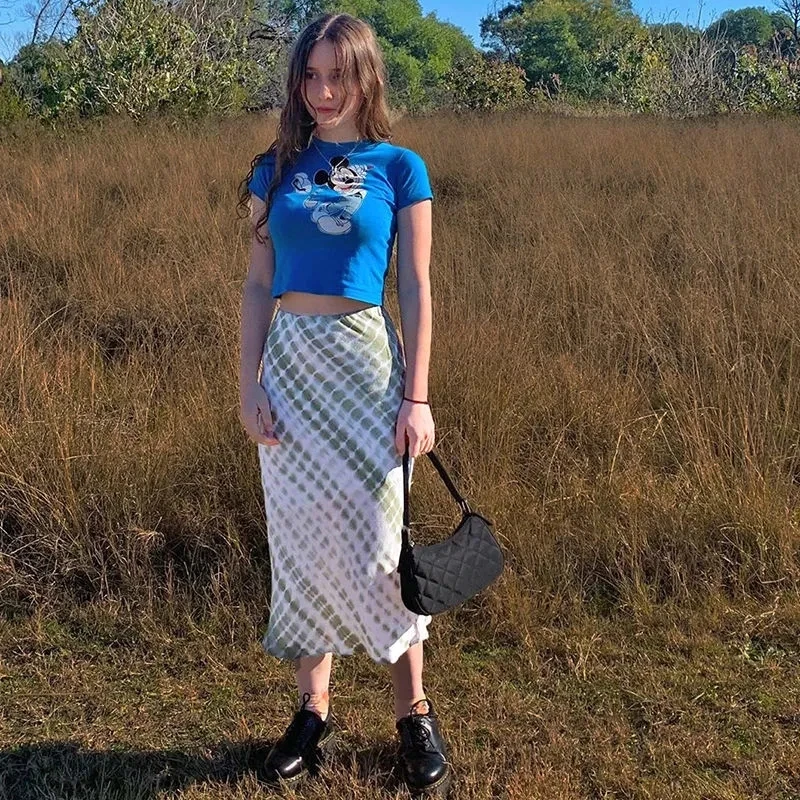 Summer Pack hip skirt tie-dye mid-length skirt summer High-waisted skirt Long skirt women premium apparel clothes clothes
Summer Pack hip skirt tie-dye mid-length skirt summer High-waisted skirt Long skirt women premium apparel clothes clothes