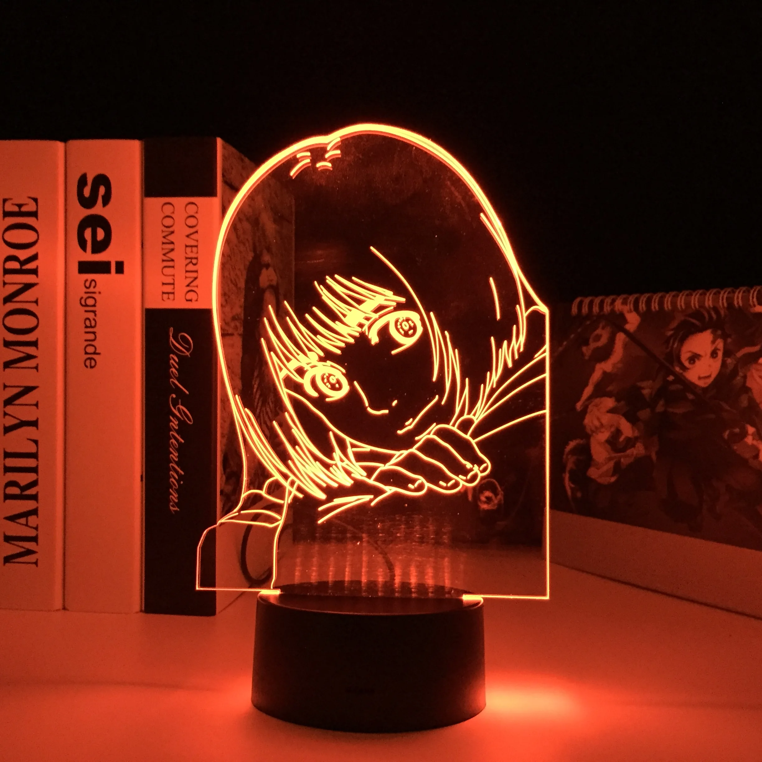 Anime 3D Light Attack on Titan Table Lamp for Bedroom Decor Birthday Gift Manga Attack on Titan LED Night Light Lamp
Anime 3D Light Attack on Titan Table Lamp for Bedroom Decor Birthday Gift Manga Attack on Titan LED Night Light Lamp
