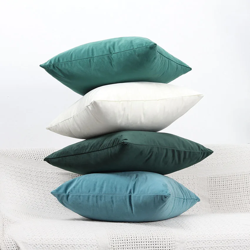 2Pcs/Lot 45x45cm Square Solid Color Velvet Cushion Covers Nordic Soft Pillowcovers Home Decor Car Cushion Cases Pillow Covers
2Pcs/Lot 45x45cm Square Solid Color Velvet Cushion Covers Nordic Soft Pillowcovers Home Decor Car Cushion Cases Pillow Covers