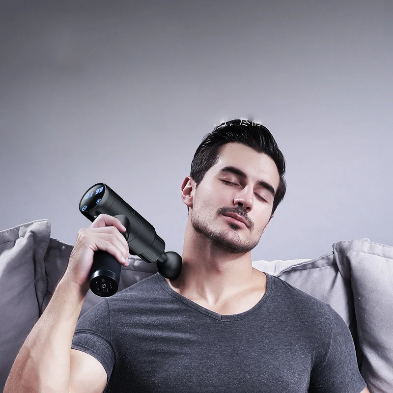 Massage Gun Muscle Massager Massager Relaxing Muscle Deep Vibration Fascia Gun Masajeador Electrico De Espalda Y Cuello EM10 
Massage Gun Muscle Massager Massager Relaxing Muscle Deep Vibration Fascia Gun Masajeador Electrico De Espalda Y Cuello EM10