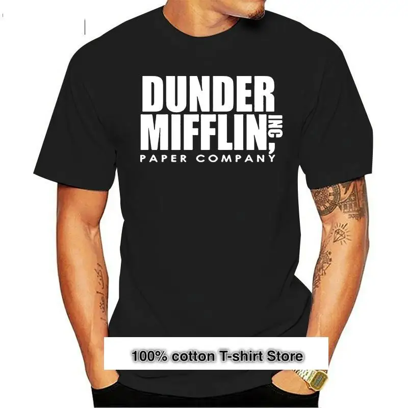 Camiseta de papel para hombre, camisa de oficina, serie de TV, Dunder Mifflin, Azul Real
Camiseta de papel para hombre, camisa de oficina, serie de TV, Dunder Mifflin, Azul Real