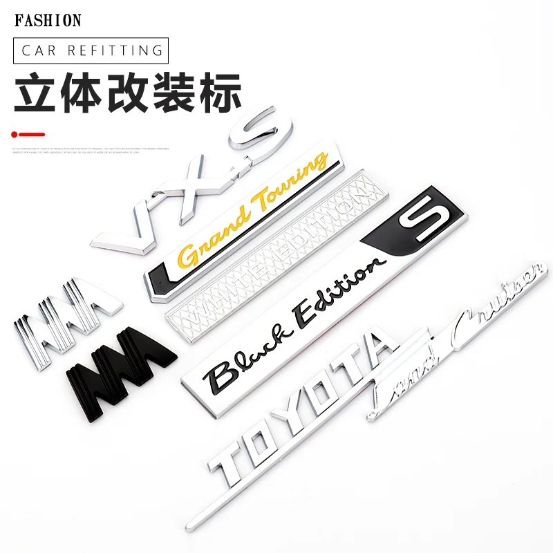 Car Sticker Trunk Side Fender Aluminum Emblem For Toyota Prado Land Cruiser Brother White EDITION Gnand Touning Auto Accessories
Car Sticker Trunk Side Fender Aluminum Emblem For Toyota Prado Land Cruiser Brother White EDITION Gnand Touning Auto Accessories