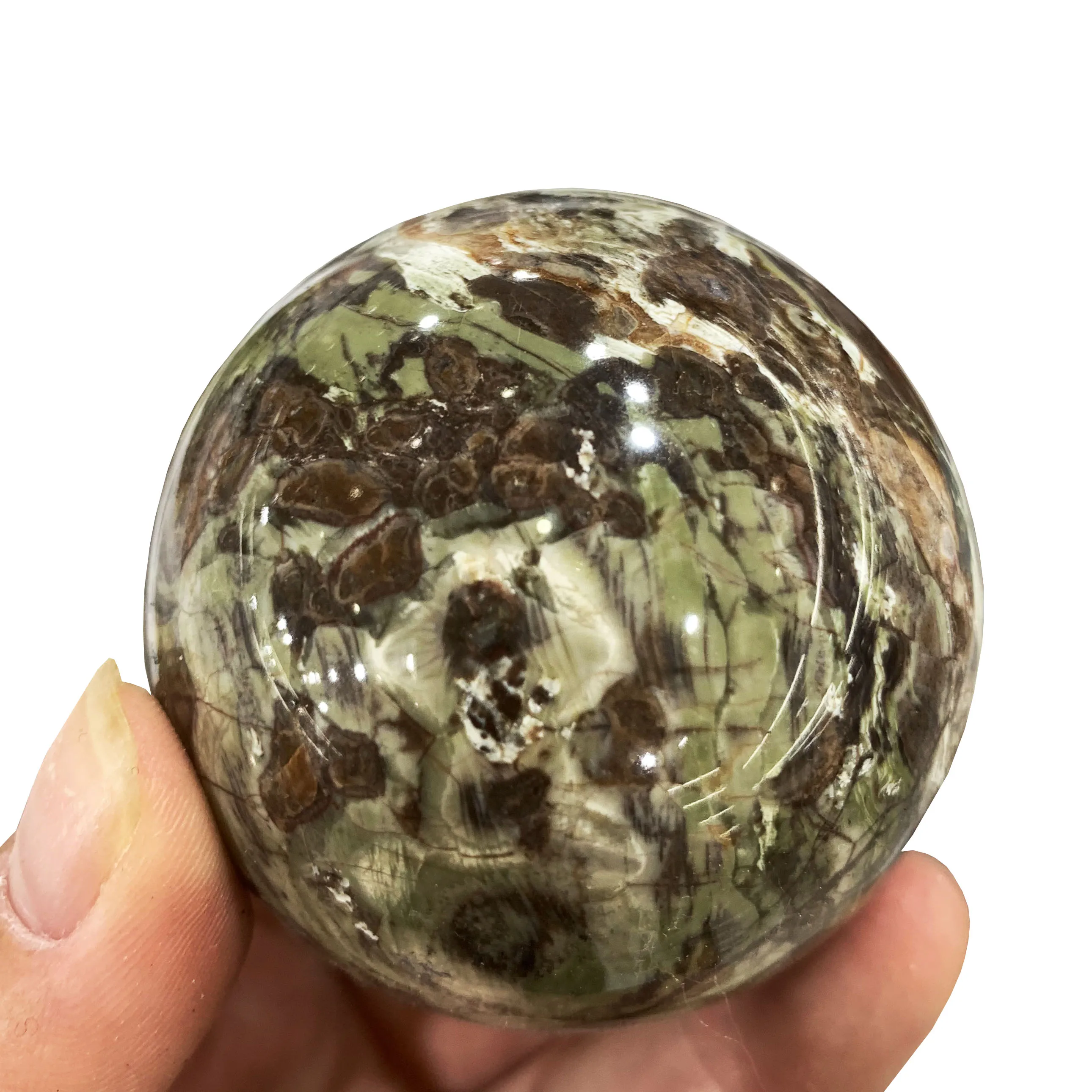 1Pcs Natural Ocean Agate Ball Healing Crystal Stone Sphere Energy Minerals Ore For Home Decor
1Pcs Natural Ocean Agate Ball Healing Crystal Stone Sphere Energy Minerals Ore For Home Decor