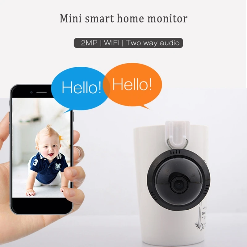 1080P Mini Wireless WIFI IP Camera HD Smart Home Security Camera Night Vision EU Plug
1080P Mini Wireless WIFI IP Camera HD Smart Home Security Camera Night Vision EU Plug