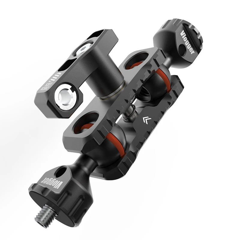 Camera Monitor Dual Ball Head Extension Arm Magic Arm Mount For DSLR Camcorders 360 degree Rotation Bracket Butterfly Clamp
Camera Monitor Dual Ball Head Extension Arm Magic Arm Mount For DSLR Camcorders 360 degree Rotation Bracket Butterfly Clamp