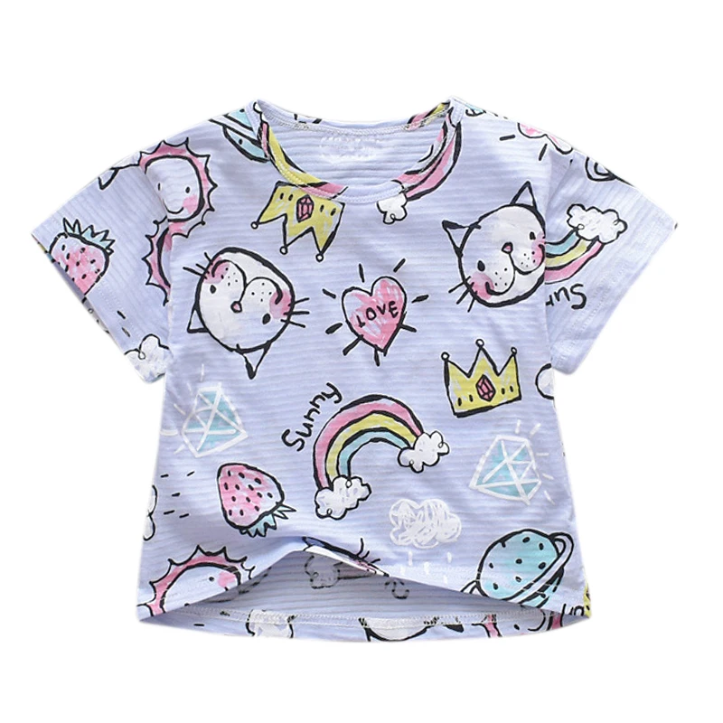 2021 Summer New Childrens Clothing Short Sleeve T-shirt Cartoon Pattern Kids T-Shirts Cotton Breathable Girls Boys Tops Clothing
2021 Summer New Childrens Clothing Short Sleeve T-shirt Cartoon Pattern Kids T-Shirts Cotton Breathable Girls Boys Tops Clothing