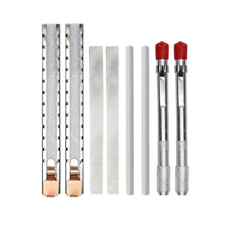 Soapstone Holders Set Flat Round Soapstone Marker Soapstone Pen For Markings On Steel Aluminum Welding Tools
Soapstone Holders Set Flat Round Soapstone Marker Soapstone Pen For Markings On Steel Aluminum Welding Tools