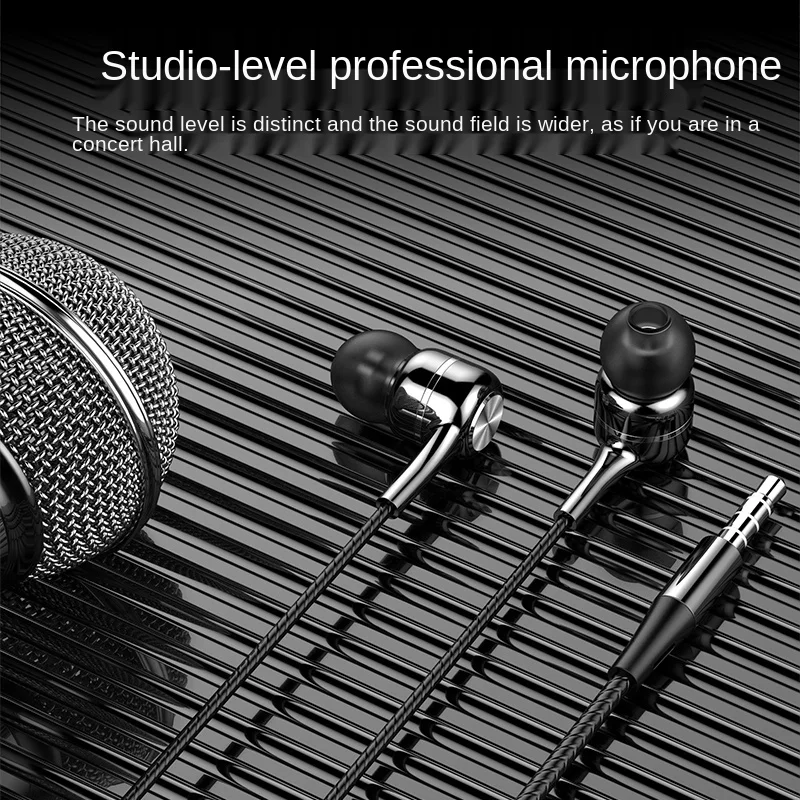 In-ear Wired Headphones 3.5mm Sport Earbuds with Bass Phone Earphone Wire Stereo Headset With Mic Music Sport Earphones Mobile
In-ear Wired Headphones 3.5mm Sport Earbuds with Bass Phone Earphone Wire Stereo Headset With Mic Music Sport Earphones Mobile