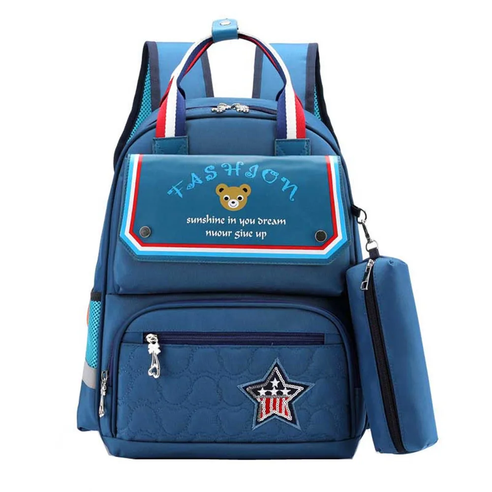 New nylon casual schoolbag for 3-6 grade boys and girls schoolbags burden reduction children backpack
New nylon casual schoolbag for 3-6 grade boys and girls schoolbags burden reduction children backpack