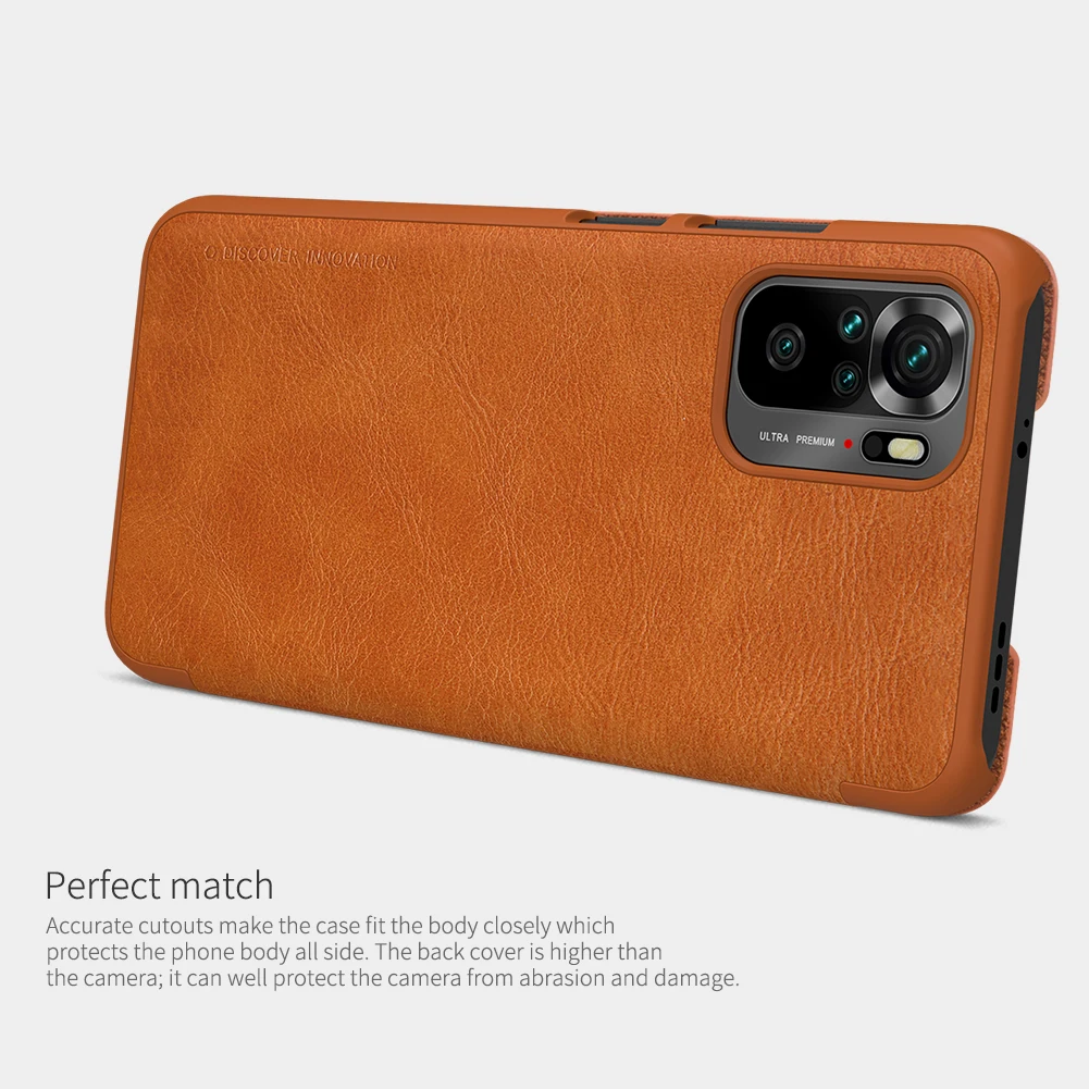 Redmi Note 10 4G Flip Case NILLKIN Qin PU Leather Card Pocket Wallet Book Style Cover for Xiaomi Redmi Note 10s
Redmi Note 10 4G Flip Case NILLKIN Qin PU Leather Card Pocket Wallet Book Style Cover for Xiaomi Redmi Note 10s