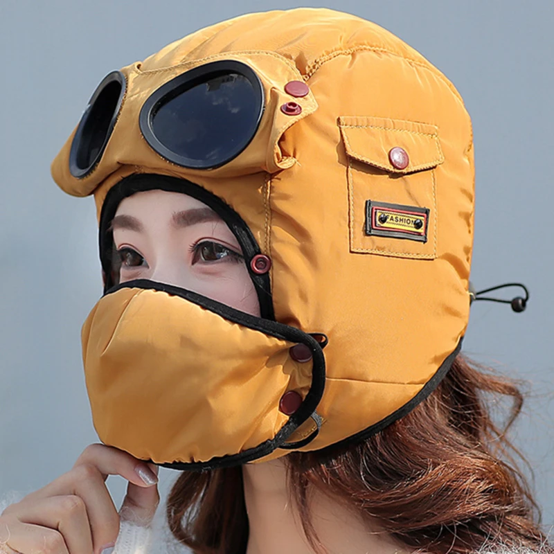 New Fashion Warm Cap Winter Men Original Design Winter Hats For Women Kids Waterproof Hood Hat With Glasses Face Cover
New Fashion Warm Cap Winter Men Original Design Winter Hats For Women Kids Waterproof Hood Hat With Glasses Face Cover