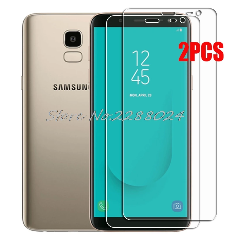 2 предмета в комплекте для Samsung Galaxy J6 (2018) с высоким разрешением HD защитная пленка