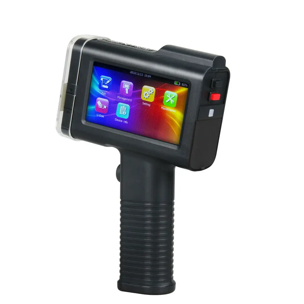 Handheld Printer Labeler Codificator v4ink BT-HH6105B1 with 4.3 Inch HD LED Touch Screen use for QR-Code Barcode UPCA Production
Handheld Printer Labeler Codificator v4ink BT-HH6105B1 with 4.3 Inch HD LED Touch Screen use for QR-Code Barcode UPCA Production