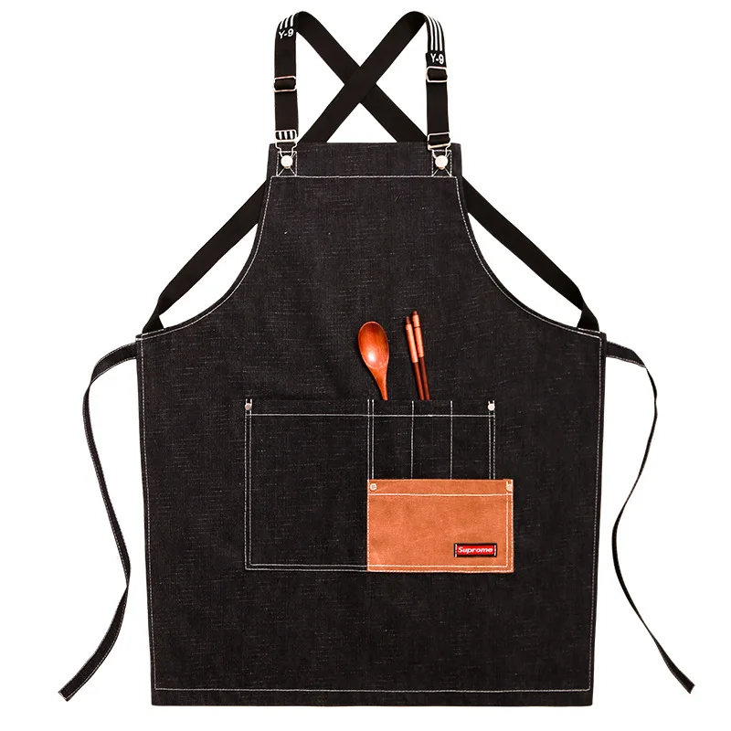 Solid Canvas Women Apron Kitchen Accessories Pocket Cafe Baking Coffee Bibs House Cleaning Pinafore Painting Cooking Accessories
Solid Canvas Women Apron Kitchen Accessories Pocket Cafe Baking Coffee Bibs House Cleaning Pinafore Painting Cooking Accessories