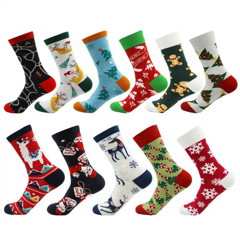 Funny Tree Elk Mens Christmas Santa Gift Winter Claus Cotton Snow Socks Spring and autumn socks
Funny Tree Elk Mens Christmas Santa Gift Winter Claus Cotton Snow Socks Spring and autumn socks