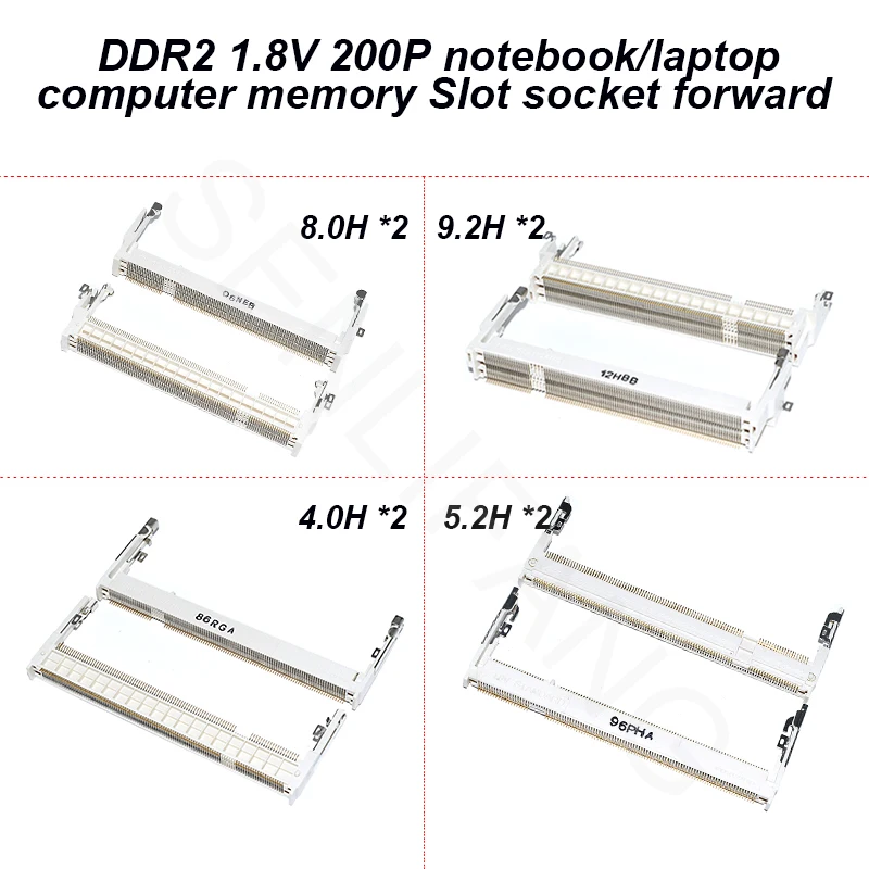 Оригинальный разъем DDR2 1,8 в 200P для ноутбука/ноутбука, гнездо для ноутбука, 4,0 H * 2 5,2 H * 2 8,0 H * 2 9,2 H * 2H * 2
Оригинальный разъем DDR2 1,8 в 200P для ноутбука/ноутбука, гнездо для ноутбука, 4,0 H * 2 5,2 H * 2 8,0 H * 2 9,2 H * 2H * 2