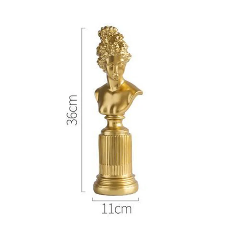 Nordic Home Decoration Resin Statue Character Sculpture Room Decoration Accessories Creative Crafts Golden Desktop Furnishings
Nordic Home Decoration Resin Statue Character Sculpture Room Decoration Accessories Creative Crafts Golden Desktop Furnishings