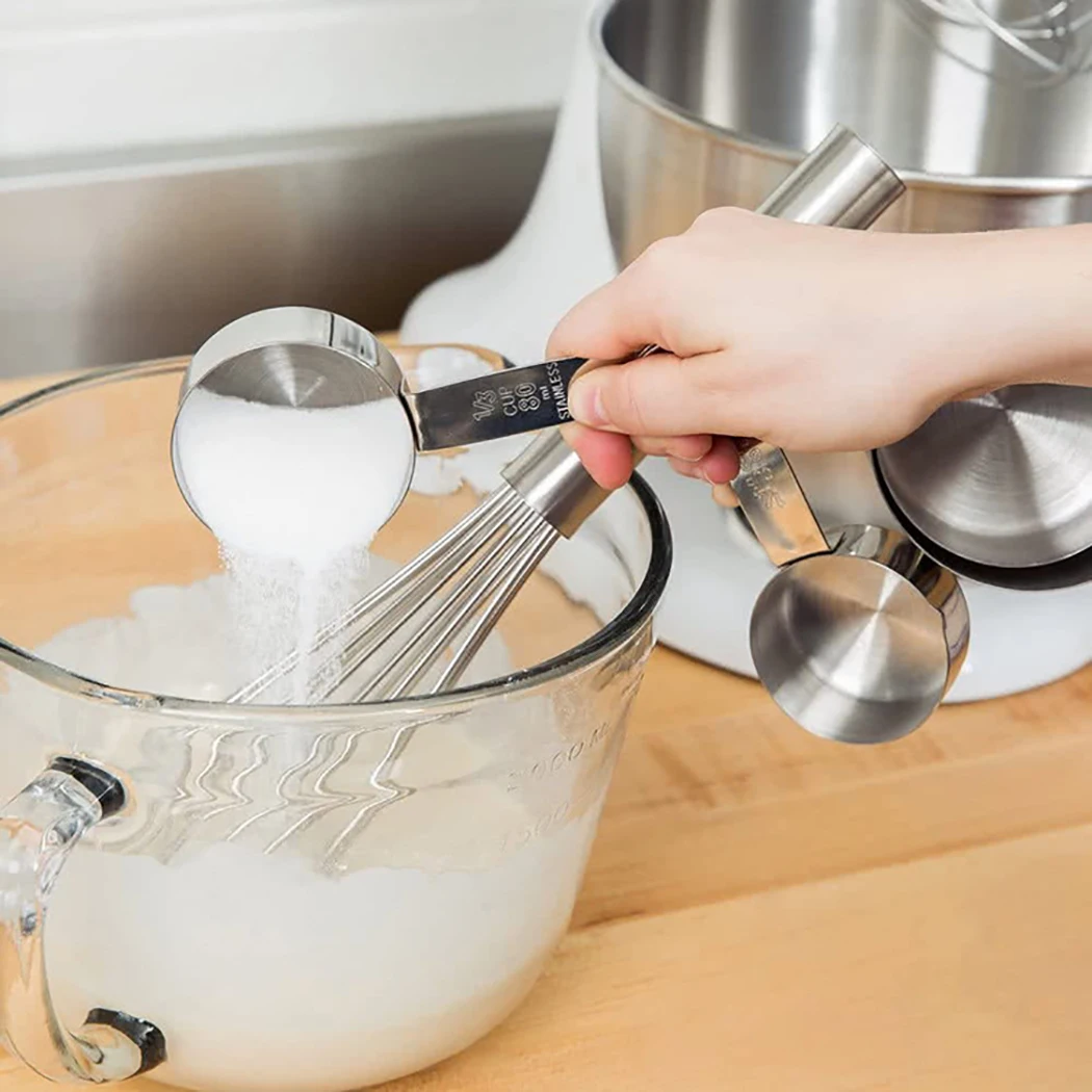 5PCS Measuring Spoons Set Stackable Measuring Cup Set Measuring Tools with Scale Multi Purpose Spoons Kitchen Gadgets
5PCS Measuring Spoons Set Stackable Measuring Cup Set Measuring Tools with Scale Multi Purpose Spoons Kitchen Gadgets