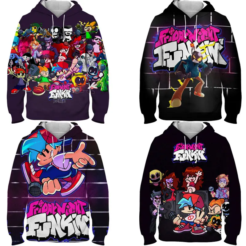 3D Print Fnf Game Friday Night Funkin Hoodies Men Streetwear Oversized Pullovers Children Anime Clothes Kids Sweatshirt Coats
3D Print Fnf Game Friday Night Funkin Hoodies Men Streetwear Oversized Pullovers Children Anime Clothes Kids Sweatshirt Coats