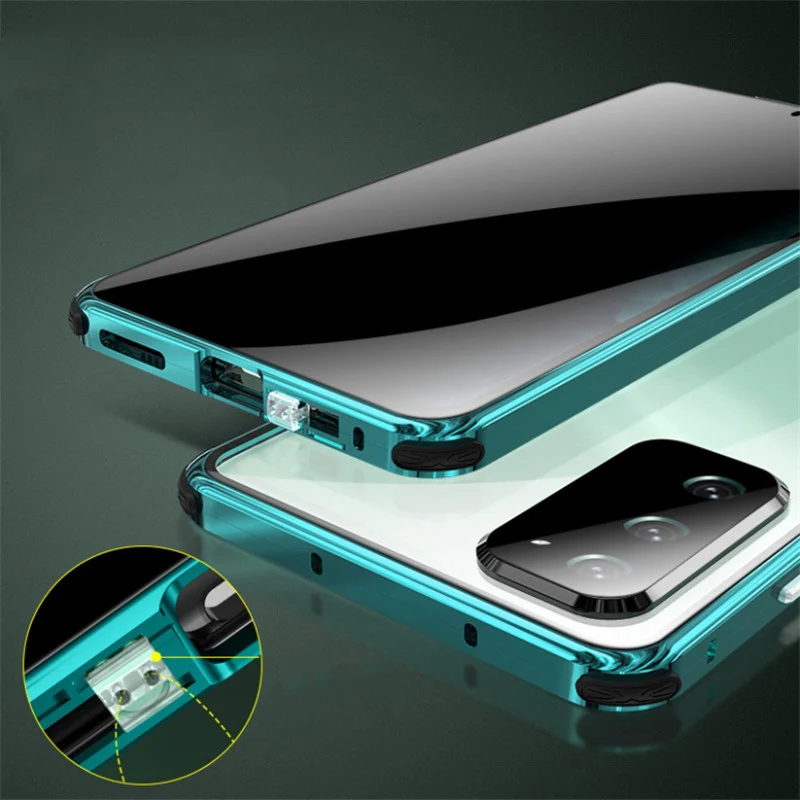 New Anti Peeping Magnetic Case for Samsung Galaxy S21 S20 Note 20 Ultra S20 FE S20+ Phone Cases Full Glass Cover Metal Funda
New Anti Peeping Magnetic Case for Samsung Galaxy S21 S20 Note 20 Ultra S20 FE S20+ Phone Cases Full Glass Cover Metal Funda