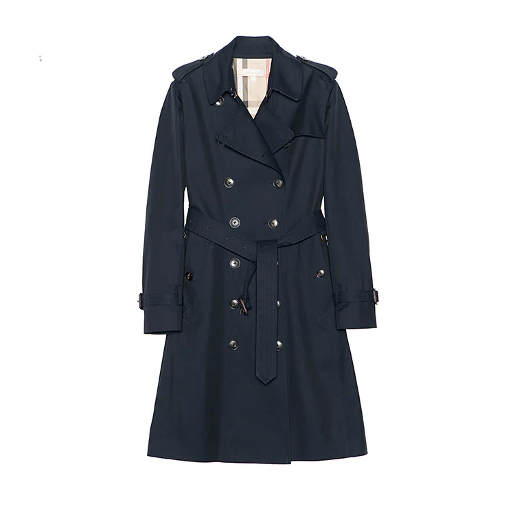 Heavy Industry 2020 spring new mid-length trench coat women's double-breasted belt cotton coat waterproof and
Heavy Industry 2020 spring new mid-length trench coat women's double-breasted belt cotton coat waterproof and