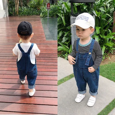 2021 Spring Autumn Baby Jeans 1-5 Years Old Baby Cotton Jumpsuits Children Korean Casual Loose Denim Pants Baby Suspender Jeans
2021 Spring Autumn Baby Jeans 1-5 Years Old Baby Cotton Jumpsuits Children Korean Casual Loose Denim Pants Baby Suspender Jeans