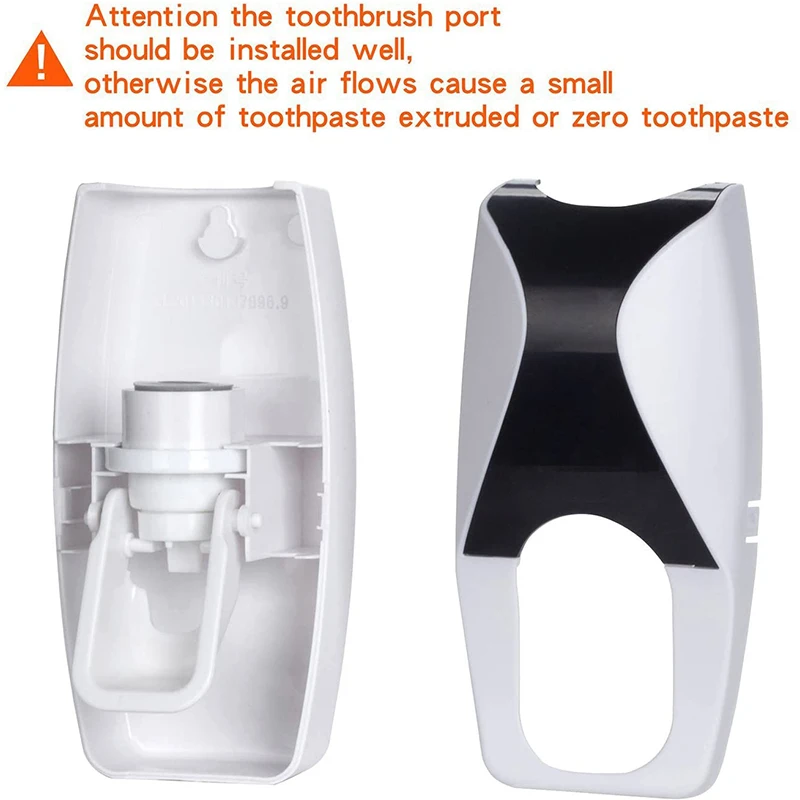 Automatic Toothpaste Dispenser + 5pcs Toothbrush Holder Set Bathroom Accessories Set Wall Mount Rack Toothpaste Squeezers
Automatic Toothpaste Dispenser + 5pcs Toothbrush Holder Set Bathroom Accessories Set Wall Mount Rack Toothpaste Squeezers