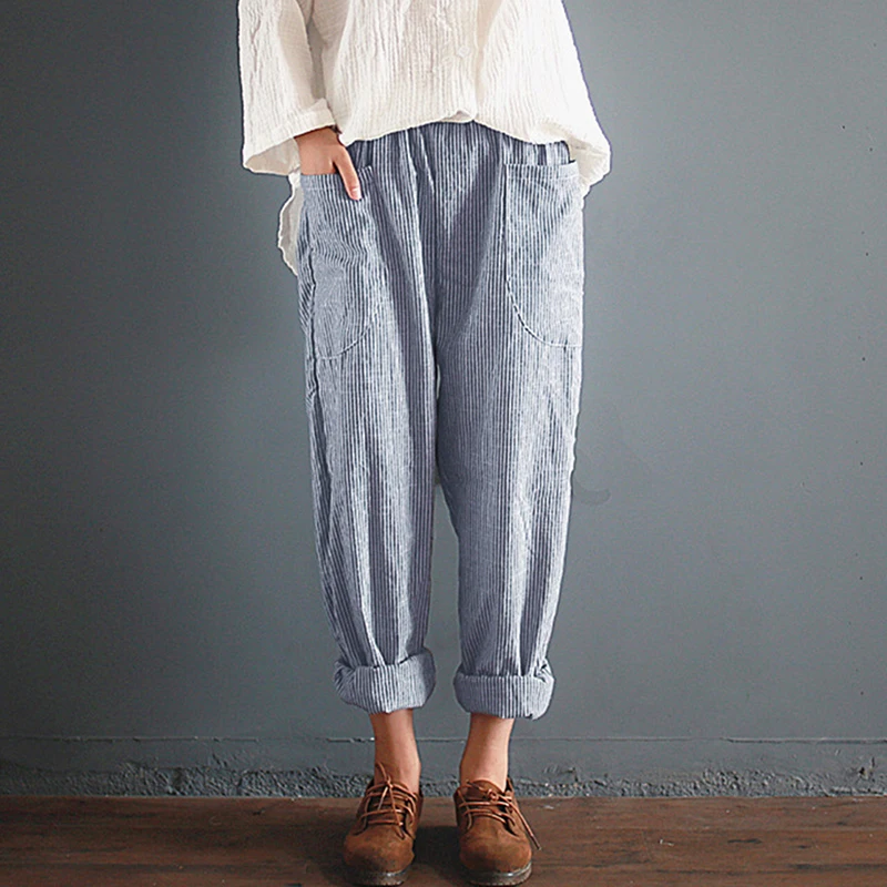 New Autumn Women Pants Ladies Casual Loose Pockets Pant Women Fashion Streetwear Harem Pants For Women
New Autumn Women Pants Ladies Casual Loose Pockets Pant Women Fashion Streetwear Harem Pants For Women