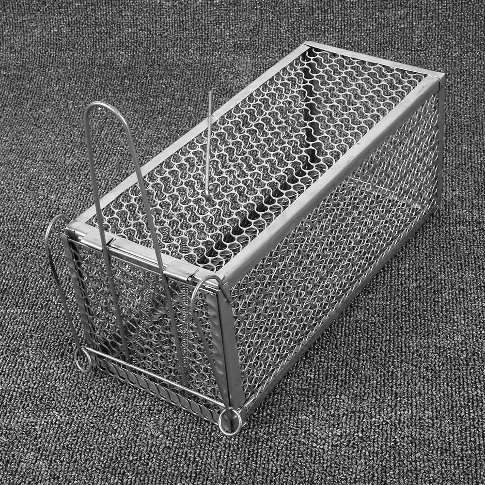1pcs Steel Cage Animal Trap Control Catch Catch 30*12*24cm Mouse Hamster High Sensitivity Mice Metal
1pcs Steel Cage Animal Trap Control Catch Catch 30*12*24cm Mouse Hamster High Sensitivity Mice Metal