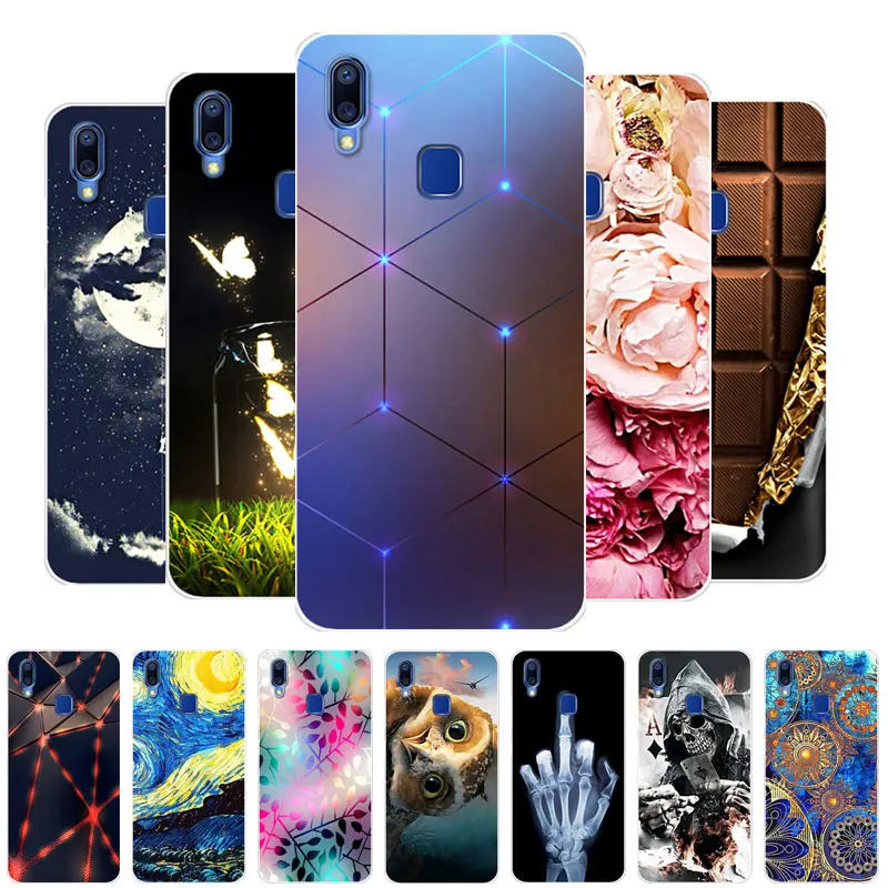 Для Y93 Lite чехол Vivo силиконовый ТПУ Мягкая задняя крышка для телефона Y93Lite VivoY93 Y 93