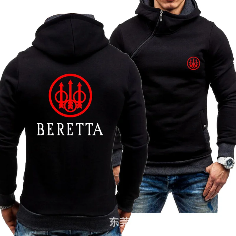 Spring Autumn Men's Hoodies BERETTA Car Logo Print Casual Diagonal zipper Sweatshirts Man Hoody Harajuku Zipper Jacket
Spring Autumn Men's Hoodies BERETTA Car Logo Print Casual Diagonal zipper Sweatshirts Man Hoody Harajuku Zipper Jacket