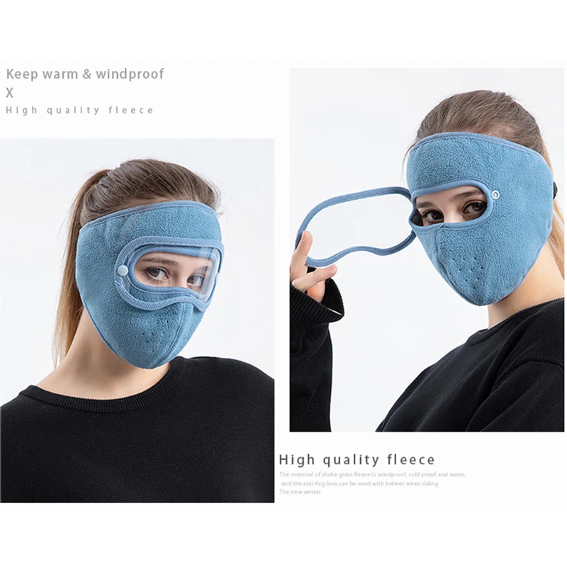 Facial Protection Anti Fog Dust Proof Full Face Protection Headgear with Removable Goggles for Cycling Skiing Hiking FOU
Facial Protection Anti Fog Dust Proof Full Face Protection Headgear with Removable Goggles for Cycling Skiing Hiking FOU