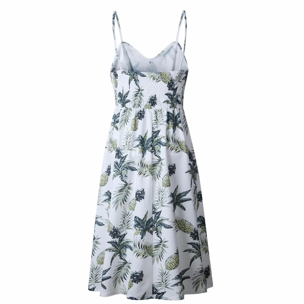 Buttoned mid-length beach skirt dress, vintage, casual, backless, buttoned, floral, bohemian, sexy, summer clothing 
Buttoned mid-length beach skirt dress, vintage, casual, backless, buttoned, floral, bohemian, sexy, summer clothing
