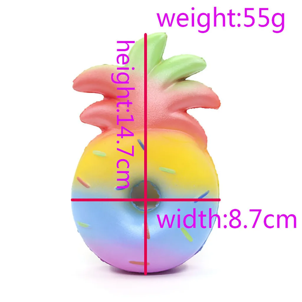 Slow Rebound Simulation Of Colored Pineapple Donuts Decompression Venting Toy Zabawki Antysresowe ular Anti-Stress Squishy
Slow Rebound Simulation Of Colored Pineapple Donuts Decompression Venting Toy Zabawki Antysresowe ular Anti-Stress Squishy