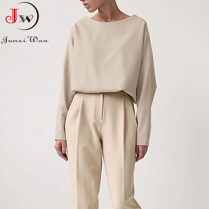Women Long Sleeve Shirt Ladies O Neck Solid Casual Elegant Office Blouses Fashion Spring Summer Tops Blusas Mujer
Women Long Sleeve Shirt Ladies O Neck Solid Casual Elegant Office Blouses Fashion Spring Summer Tops Blusas Mujer