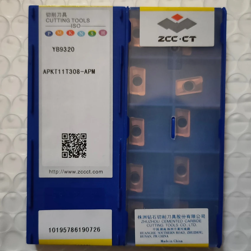 ZCC.CT APKT11T304-APM YB9320/APKT11T308-APM YB9320/APMT11T3PDR-M P20M/APMT1604PDR-M P20M карбидные вставки с ЧПУ 10 шт./кор. 
ZCC.CT APKT11T304-APM YB9320/APKT11T308-APM YB9320/APMT11T3PDR-M P20M/APMT1604PDR-M P20M карбидные вставки с ЧПУ 10 шт./кор.